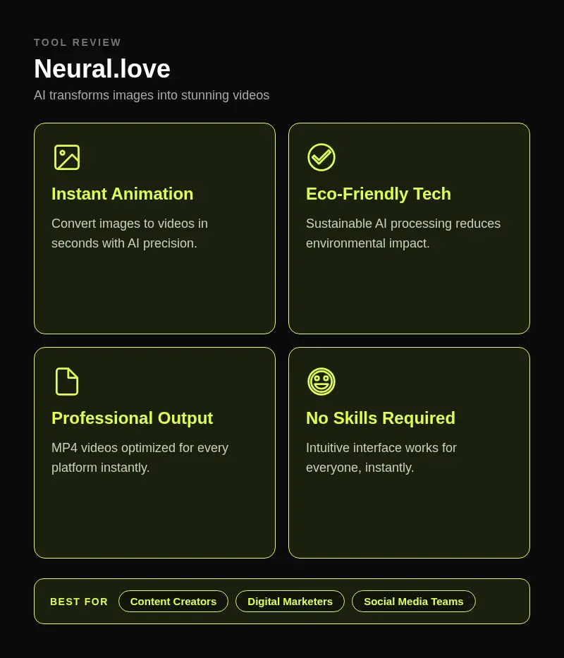 Neural-love-features