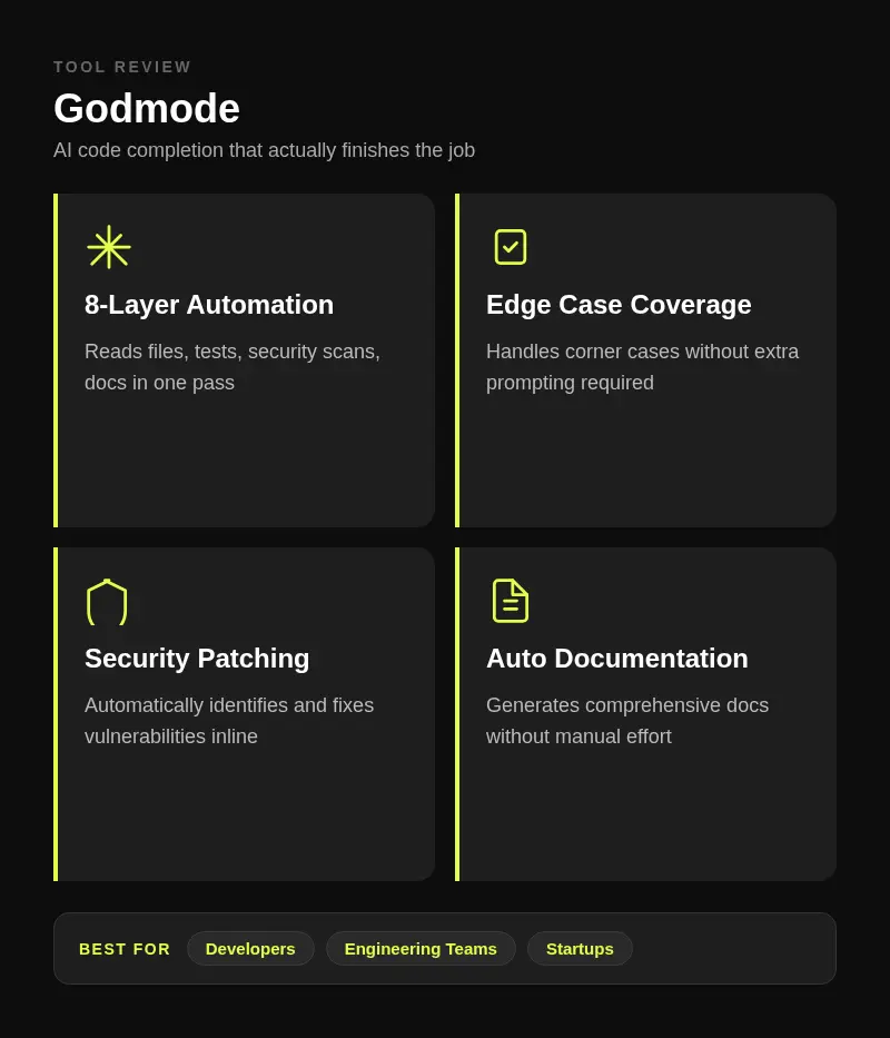 Godmode Features