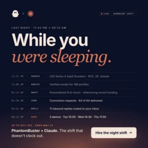 Claude automated LinkedIn Outreach using PhantomBuster
